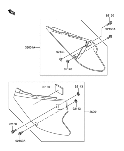 RM100 Боковая крышка