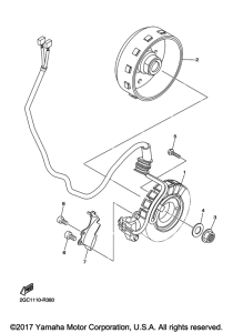 WR450F Генератор