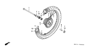 XR80R Transom + tube