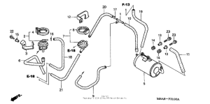 VT750CD Evap canister (ac)