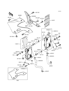 KX125 Радиатор