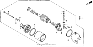CB400F Стартер