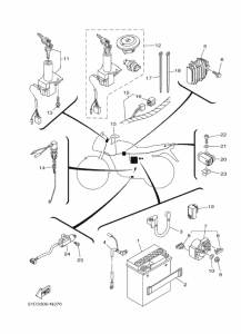 YBR125ED Электрика 1