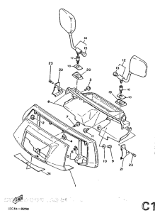 CH50 Capot retroiviseurs
