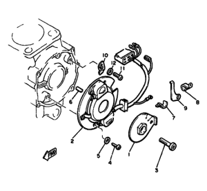 XJ650 Pick up coil. governor