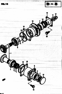 GS850 Secondary drive gear