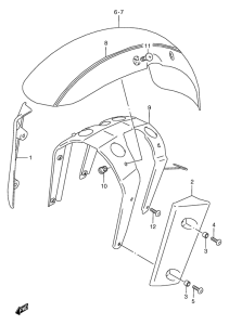 VZ800 Переднее крыло