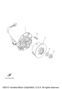 YZ250FP Генератор