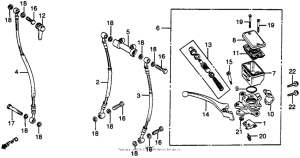 GL500I Gl500i front brake master + cylinder