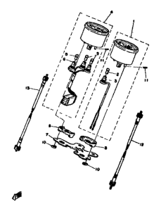 RD50M Speedometer. tachometer