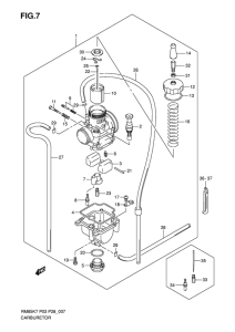 RM85 Carburetor assy
