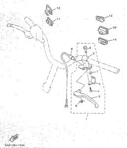 YN50R Handle switch. lever