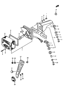 TS50 Задний комбинированный сигнал