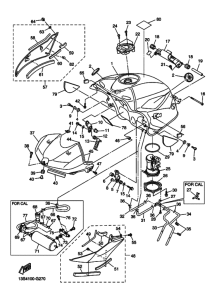 YZF-R6 Tank fuel