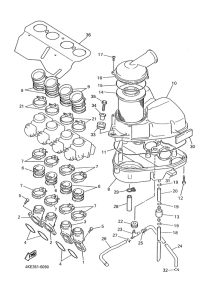 XJ600N Впускная система