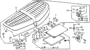 CB750 Сиденье