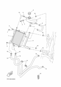 NS50 Радиатор и шланг