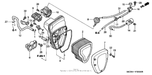 VTX1800F3 Воздушный фильтр