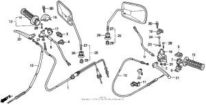 SA50 Handle switch + cables
