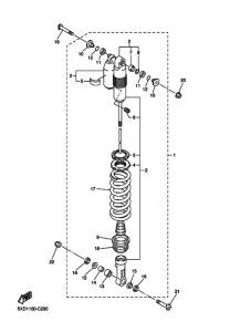 WR250F Задняя подвеска