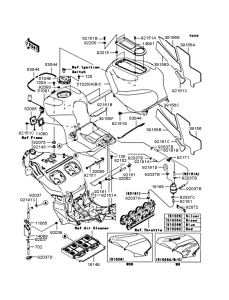 ZX1200 Топливный бак