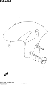 GSX-R1000 Front Fender (Gsx-R1000L7 E03)