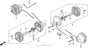 NQ50 Turn signal 84-86