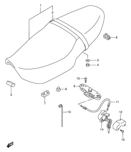 GSF600 Пружина