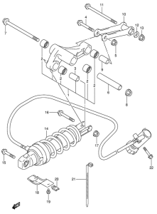 AN400 Втулки заднего рычага