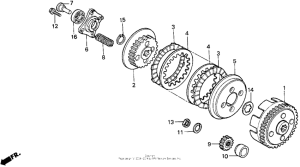 XR100 Сцепление