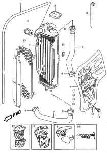 RM80 Радиатор
