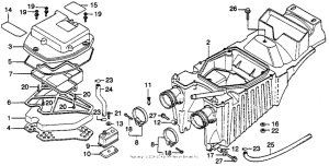 CB400 Air cleaner i 78