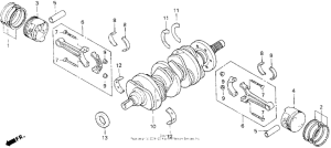 GL1500SE Коленвал