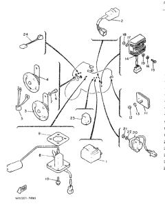 XJ900F Электрика 1
