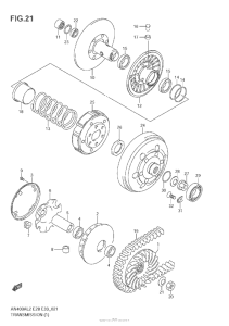 AN400 (ABS) Трансмиссия 1