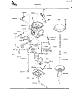 KL600 Carburetor assy