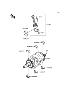 EX400 クランクシャフト