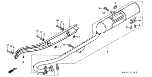 XR80R Глушитель