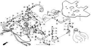 GL1500I Water pipe 90-91
