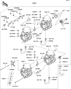 ZX636 Carburetor(1 / 2)(is,wv)
