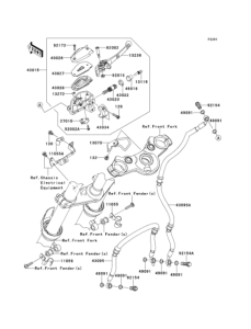 EX650 Главный тормозной цилиндр