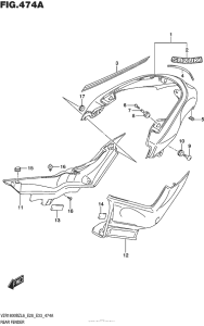 VZR1800B Rear Fender (For Bbd)  (Vzr1800Bzl6 E28)
