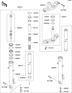  Передняя вилка