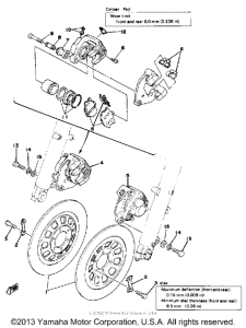 XS1100F Front brake - caliper