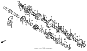 CB700SC Трансмиссия