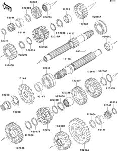 ZX636 Трансмиссия