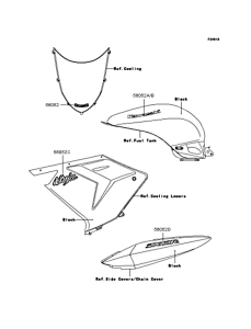 ZX1000 Наклейки