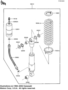  Абсорбер удавный в сборе задний