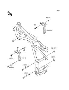 EL250 Рама ,крепежные детали
