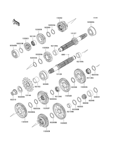 ZX1000 Трансмиссия